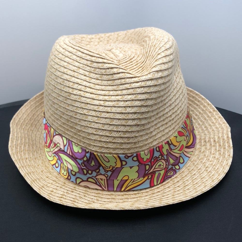 😎!!Nick Graham Straw Twill Parrot Head (Buffet Margaritaville Style) Fedora  Hat